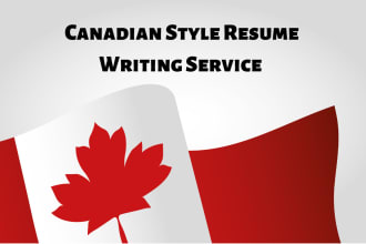 provide professional canada style resume and cover letter writing service
