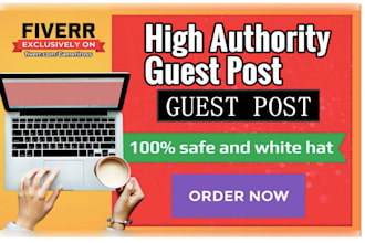build SEO backlinks through high da guest posts high authority link building