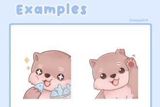 draw emotes or badges for twitch and streaming related
