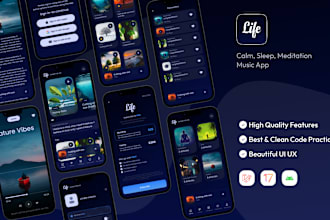 develop meditation sleep sound app android ios