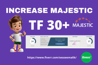 increase majestic trust flow rate tf cf 30 plus