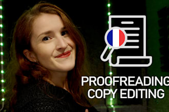 professionally proofread your french text