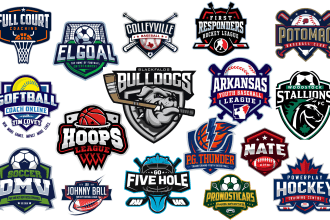 design baseball soccer basketball and all other sports logo