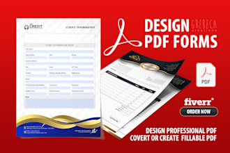 do fillable PDF or design professional PDF
