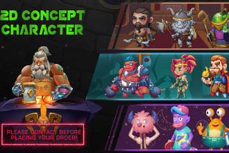create high quality game character for game