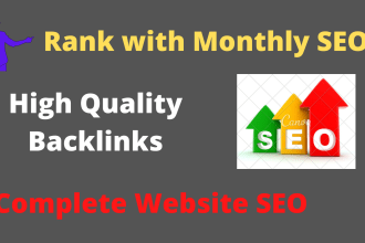 provide you complete monthly SEO package