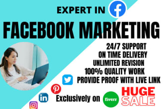 do proper fb marketing to grow fast any business in USA