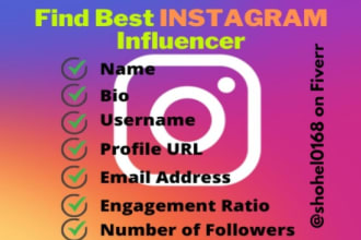 find the best instagram influencer