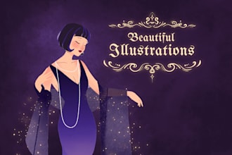 draw character, illustrations, book covers, maps
