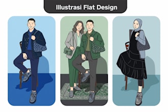 draw cartoon minimalist avatar from your photo