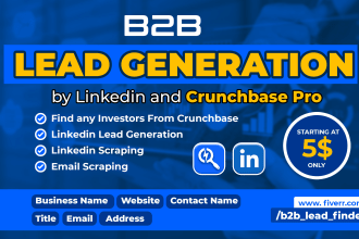 do angel investors, real estate, venture capital, email list from crunchbase pro