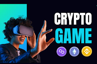 build a web3, nft, p2e blockchain game in unity for webgl, mobile or pc