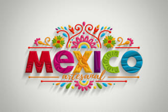 make creative and perfect logo in mexican style