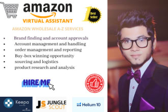 be your amazon fba wholesale expert VA and product hunter