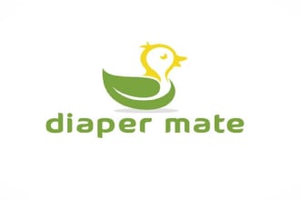 design childcare, education kids, children logo with satisfaction guaranteed