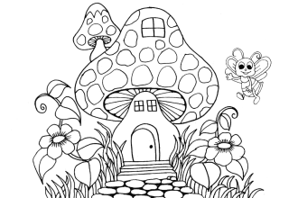 draw coloring book pages or books for children