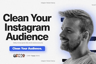 safely remove ghost fake bot and inactive instagram followers