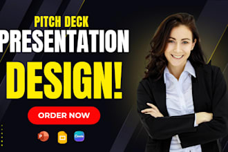 create modern corporate powerpoint presentation with professional voiceov