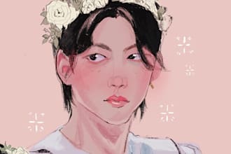 draw your favorite kpop idol in manga stile