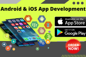 create custom mobile app development for ios, android