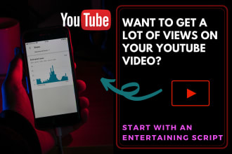 write well researched youtube video scripts