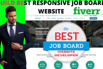 create job board, recruitment website, develop agency,staffing, business website