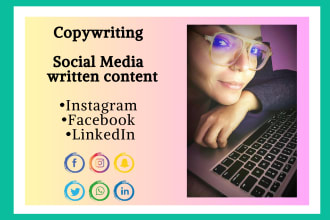 be your fast copywriter for social media content and more