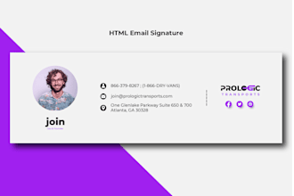 design clickable HTML email signature, gmail, outlook