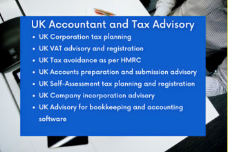 prepare your UK company account, UK tax return, UK vat and UK payroll