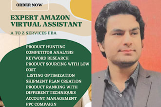 be your professional amazon fba virtual assistant va