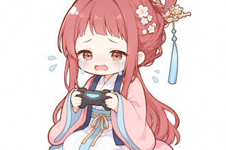 draw chibi and custom emotes sticker
