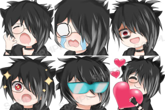 draw a custom emotes for discord, twitch, etc