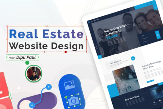 design a customized real estate website