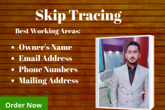 provide skip tracing service for real estate business