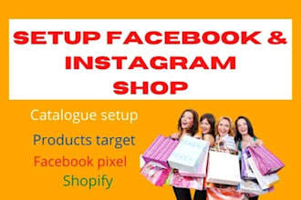 setup instagram and facebook shop with integrate shopify