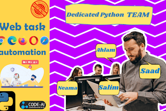 develop a bot to automate task