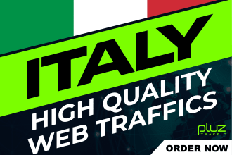 drive keywords targeted organic italy web traffic