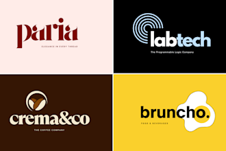 create 15 business names and a logo for just five dollars