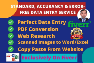 convert PDF to excel or word, scan images to word or excel, file conversion