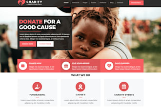 design a nonprofit wix website for non profit organizations