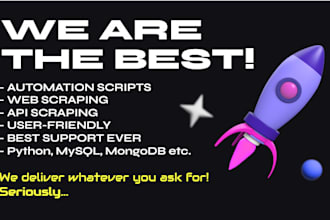 create python web scraper or automation script