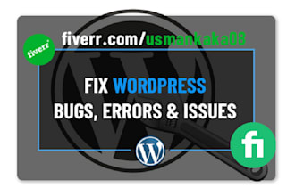 fix wordpress site errors and issues