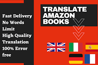 translate or write your book in every languages