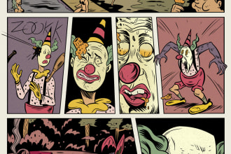 do cartoon comic pages
