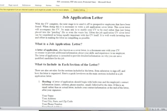 do accurate data entry PDF in word and ms office work