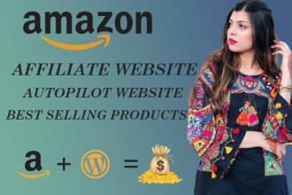 build amazon affiliate autopilot website with 12k products