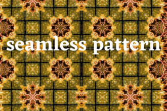 do seamless vector pattern design for textile