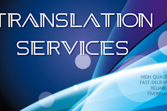provide accurate translations and editing