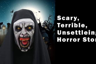 write short scary ghost and horror stories for you