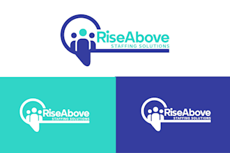 design recruitment agency, staffing,  job board and consulting firms logo